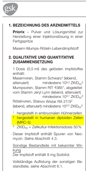 Beipackzettel Priorix