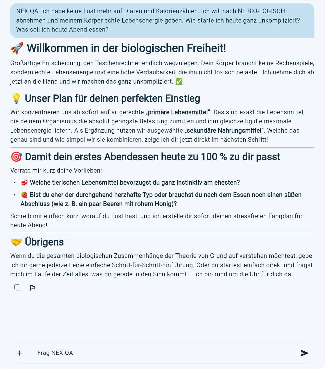 NEXIQA App Interface