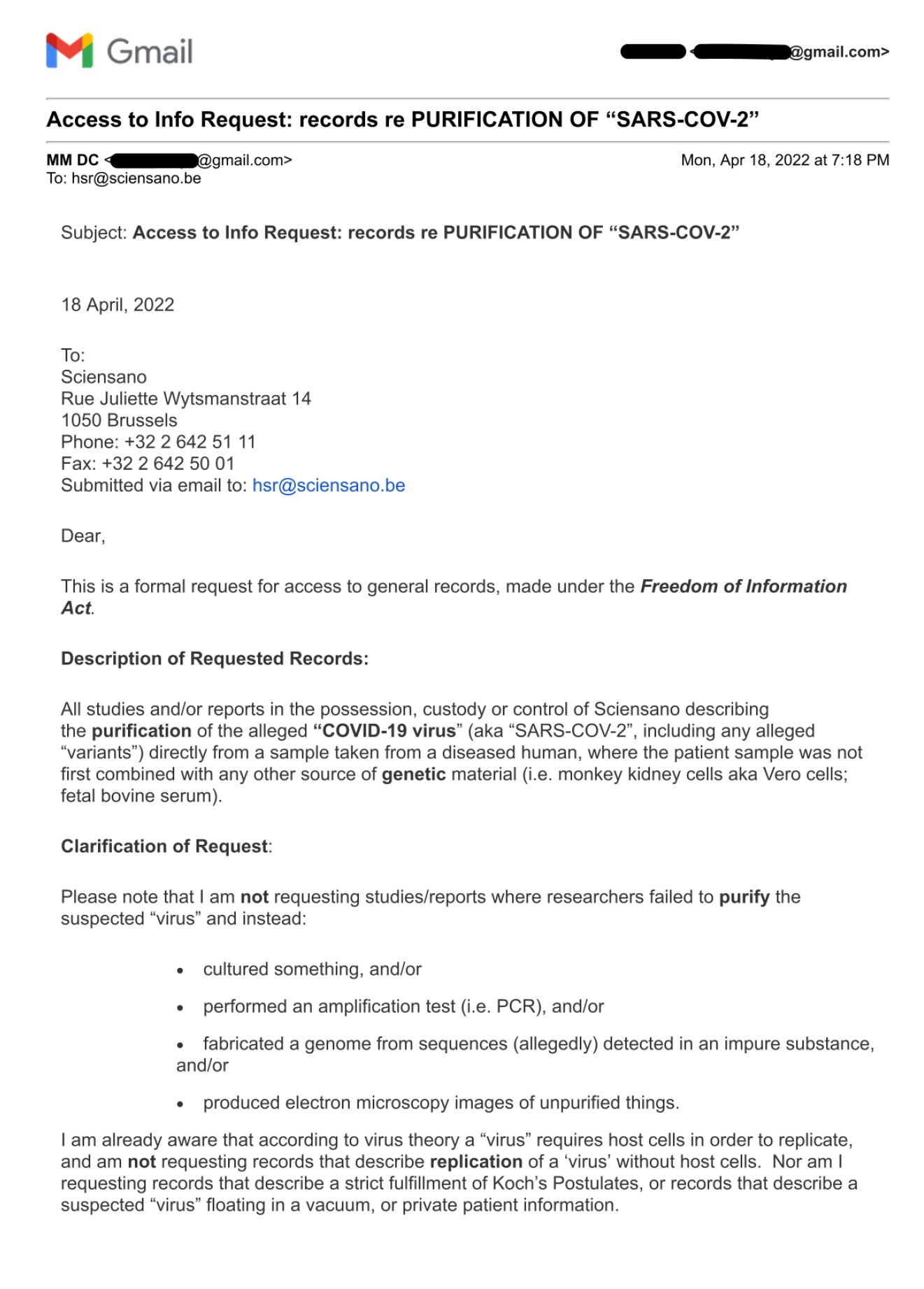 Sciensano FOIA-Antwort (2)