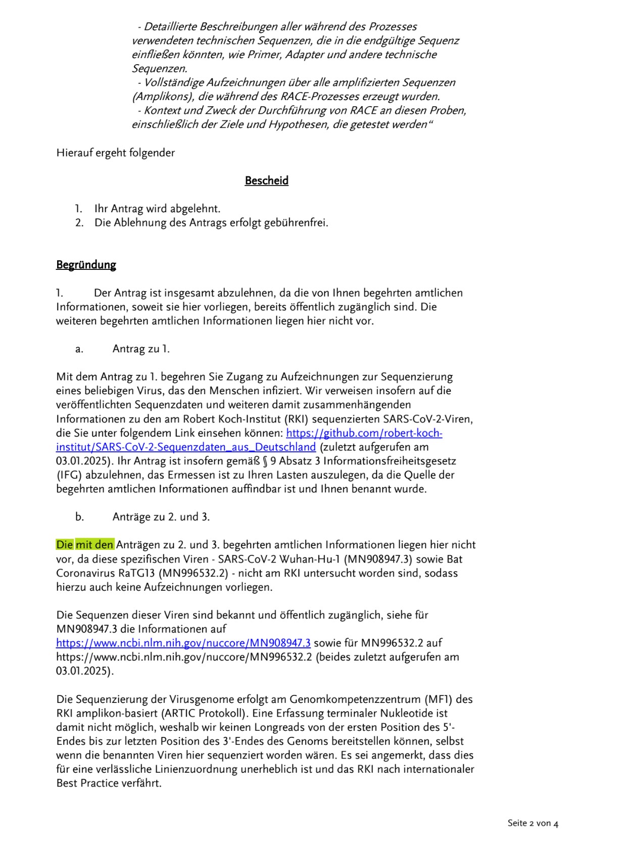 RKI IFG-Bescheid – Wuhan-Hu-1 (2)