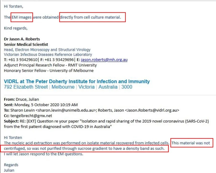 E-Mail-Korrespondenz – Sharon und Jason et al.