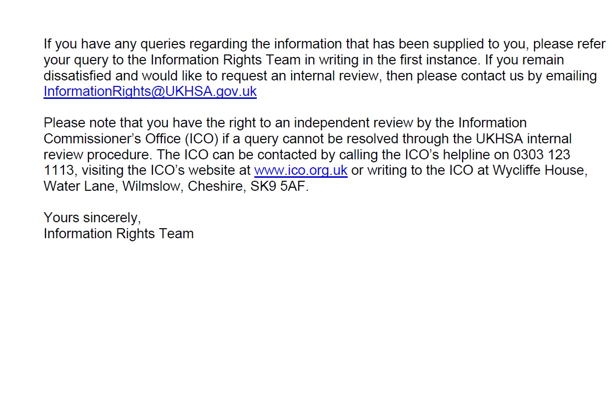 FOI-Antwort – UK Health Security Agency (2)