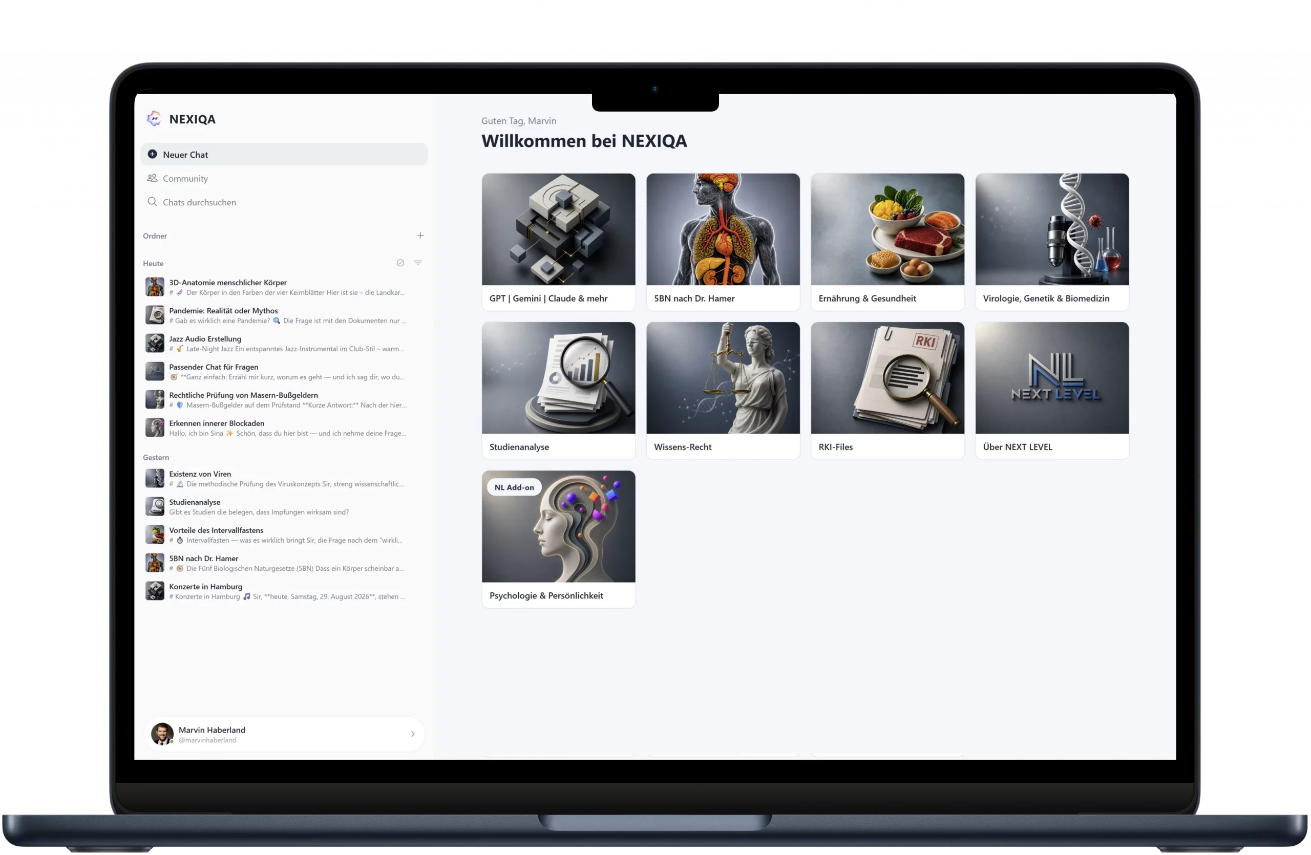NEXIQA auf MacBook Pro